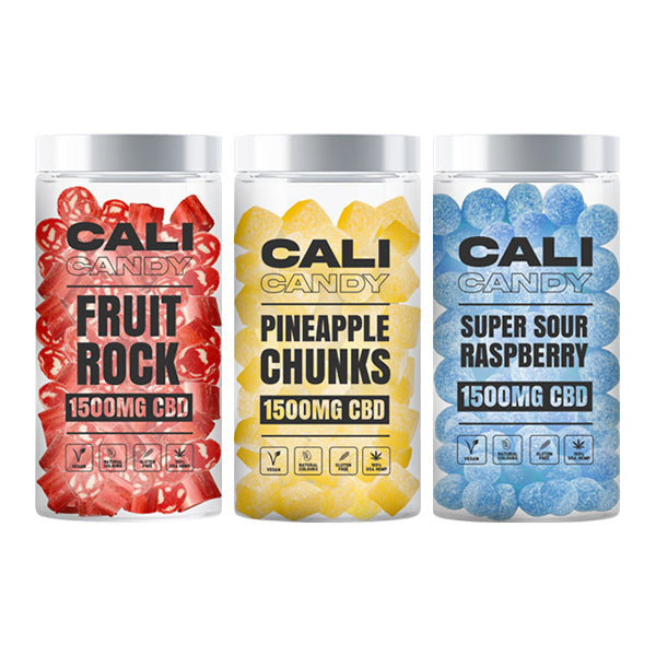CALI CANDY 1600mg Full Spectrum CBD Vegan Sweets (Large) - 10 Flavours