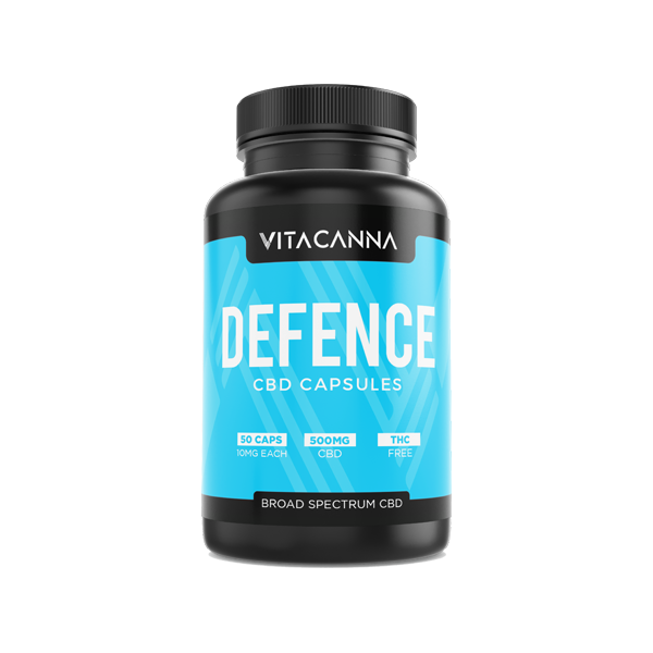 Vita Canna 500mg Broad Spectrum Functional CBD Vegan Capsules - 50 Caps