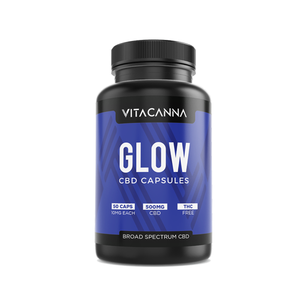 Vita Canna 500mg Broad Spectrum Functional CBD Vegan Capsules - 50 Caps
