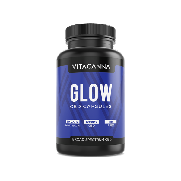 Vita Canna 1000mg Broad Spectrum Functional CBD Vegan Capsules - 50 Caps