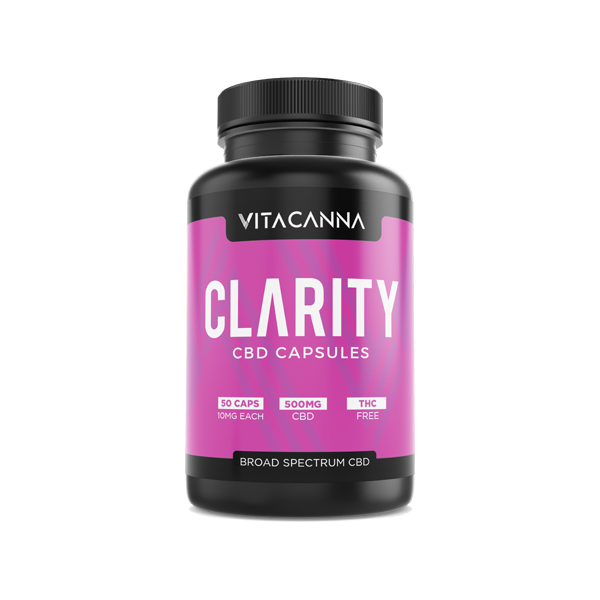 Vita Canna 500mg Broad Spectrum Functional CBD Vegan Capsules - 50 Caps