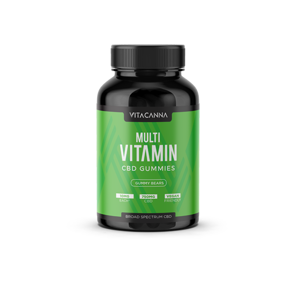 Vita Canna Broad Spectrum 750mg Functional CBD Vegan Gummy Bears