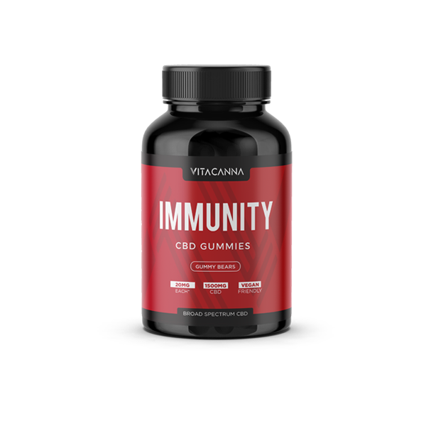 Vita Canna Broad Spectrum 1500mg Functional CBD Vegan Gummy Bears