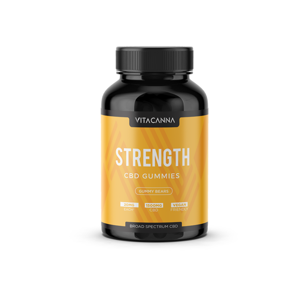 Vita Canna Broad Spectrum 1500mg Functional CBD Vegan Gummy Bears