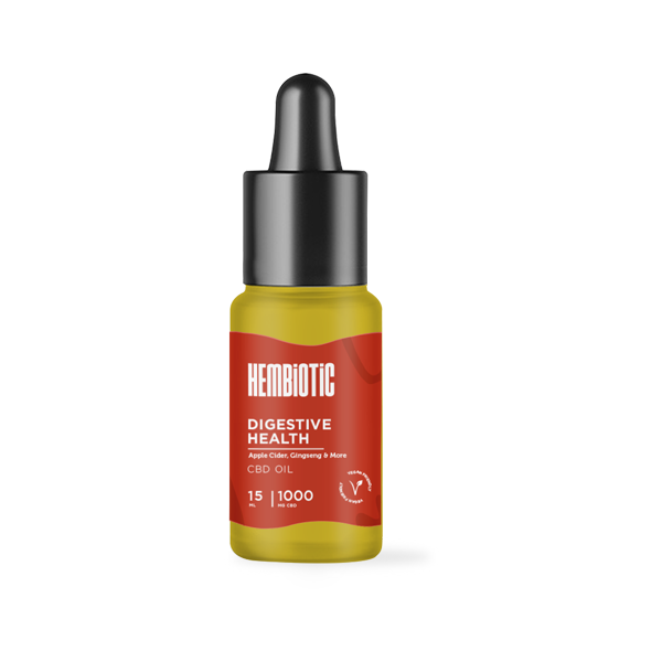 Hembiotic 1000mg Broad-Spectrum Functional CBD Oil - 15ml