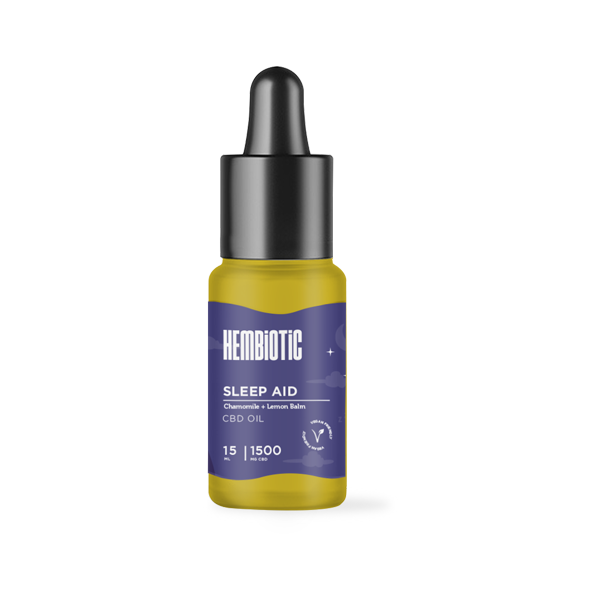 Hembiotic 1500mg Broad-Spectrum Functional CBD Oil - 15ml