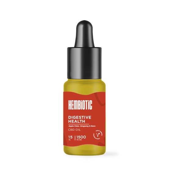 Hembiotic 1500mg Broad-Spectrum Functional CBD Oil - 15ml
