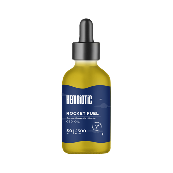 Hembiotic 2500mg Broad-Spectrum Bulk Functional CBD Oil - 50ml