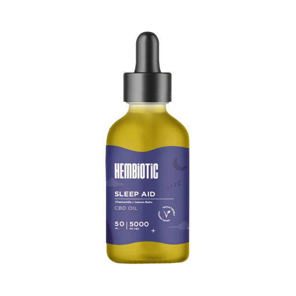 Hembiotic 5000mg Broad-Spectrum Bulk Functional CBD Oil - 50ml