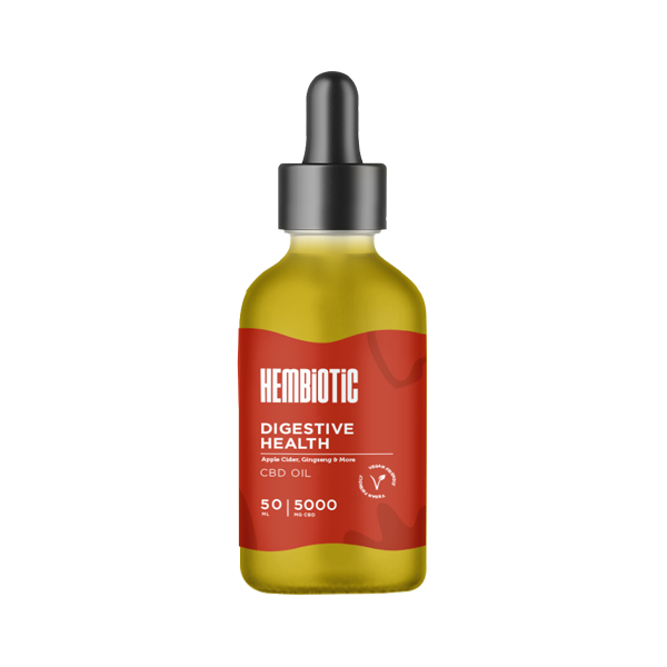 Hembiotic 5000mg Broad-Spectrum Bulk Functional CBD Oil - 50ml