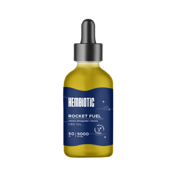Hembiotic 5000mg Broad-Spectrum Bulk Functional CBD Oil - 50ml