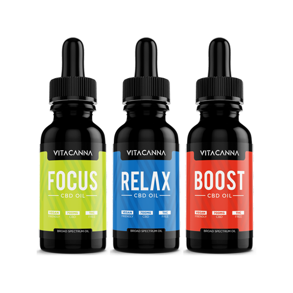 Vita Canna 700mg Broad Spectrum Functional CBD C8 MCT Oil - 30ml