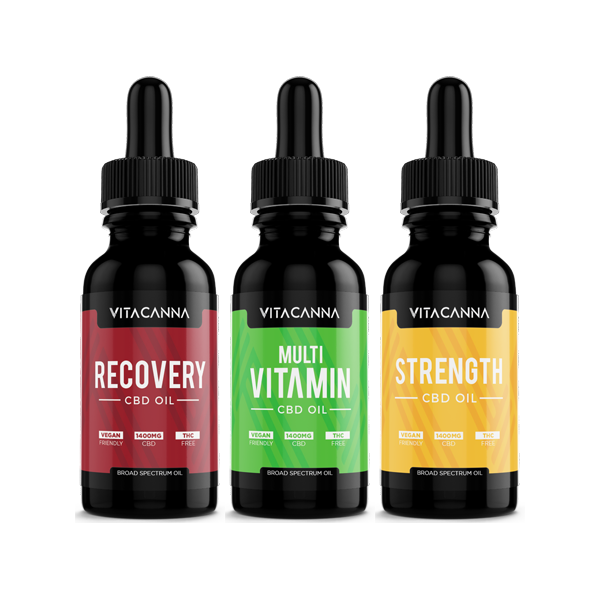 Vita Canna 1400mg Broad Spectrum Functional CBD C8 MCT Oil - 30ml