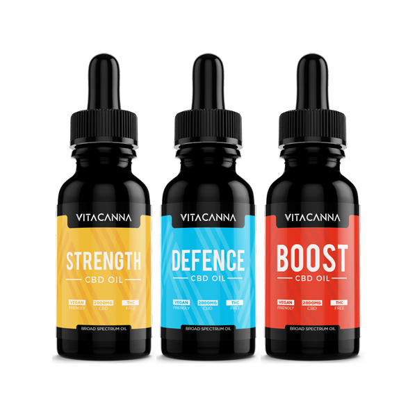 Vita Canna 2800mg Broad Spectrum Functional CBD C8 MCT Oil - 30ml