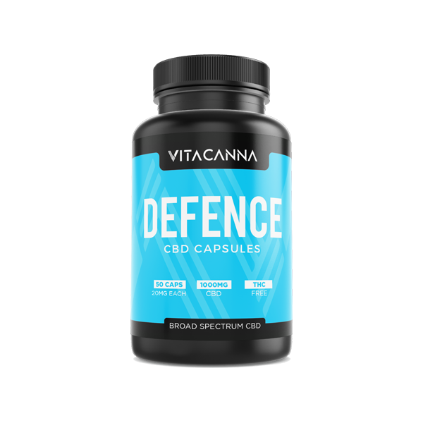 Vita Canna 1000mg Broad Spectrum Functional CBD Vegan Capsules - 50 Caps