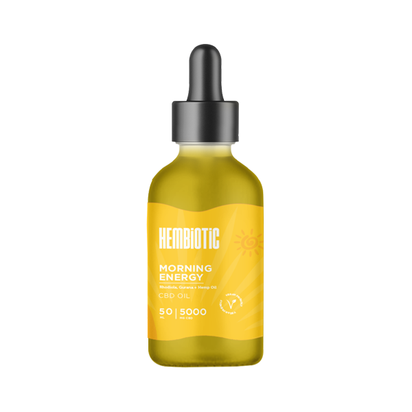 Hembiotic 5000mg Broad-Spectrum Bulk Functional CBD Oil - 50ml