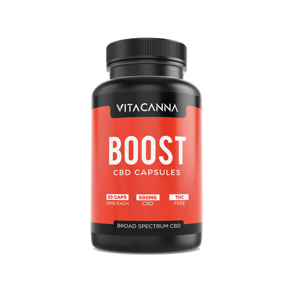 Vita Canna 500mg Broad Spectrum Functional CBD Vegan Capsules - 50 Caps