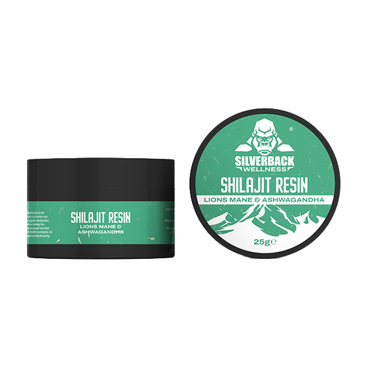 Silverback CBD Ashwagandha & Lions Mane Infused Shilajit Resin 25g