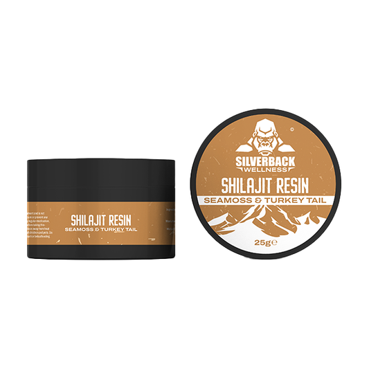 Silverback CBD Seamoss & Turkey Tail Infused Shilajit Resin 25g