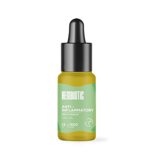 Hembiotic 1500mg Broad-Spectrum Functional CBD Oil - 15ml