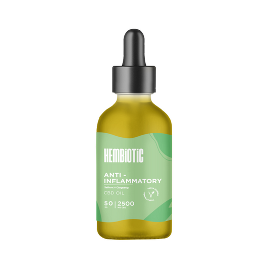 Hembiotic 2500mg Broad-Spectrum Bulk Functional CBD Oil - 50ml