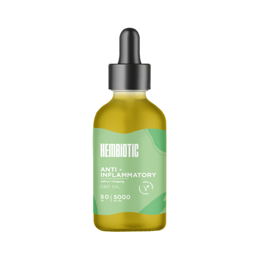 Hembiotic 5000mg Broad-Spectrum Bulk Functional CBD Oil - 50ml