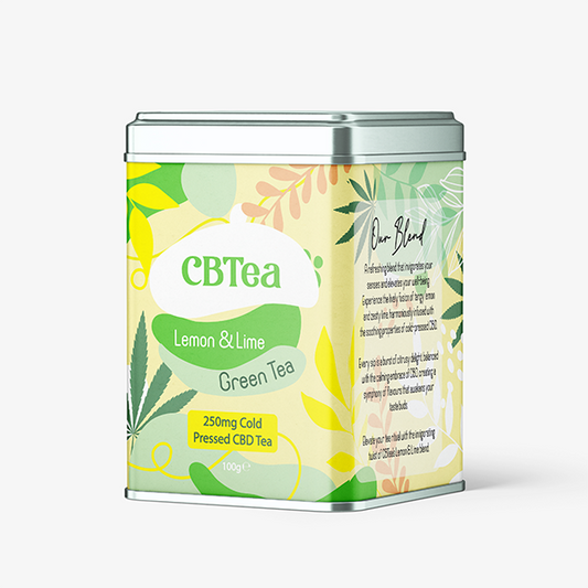 CBTea 125mg Cold Pressed Full Spectrum CBD Lemon & Lime - 50g